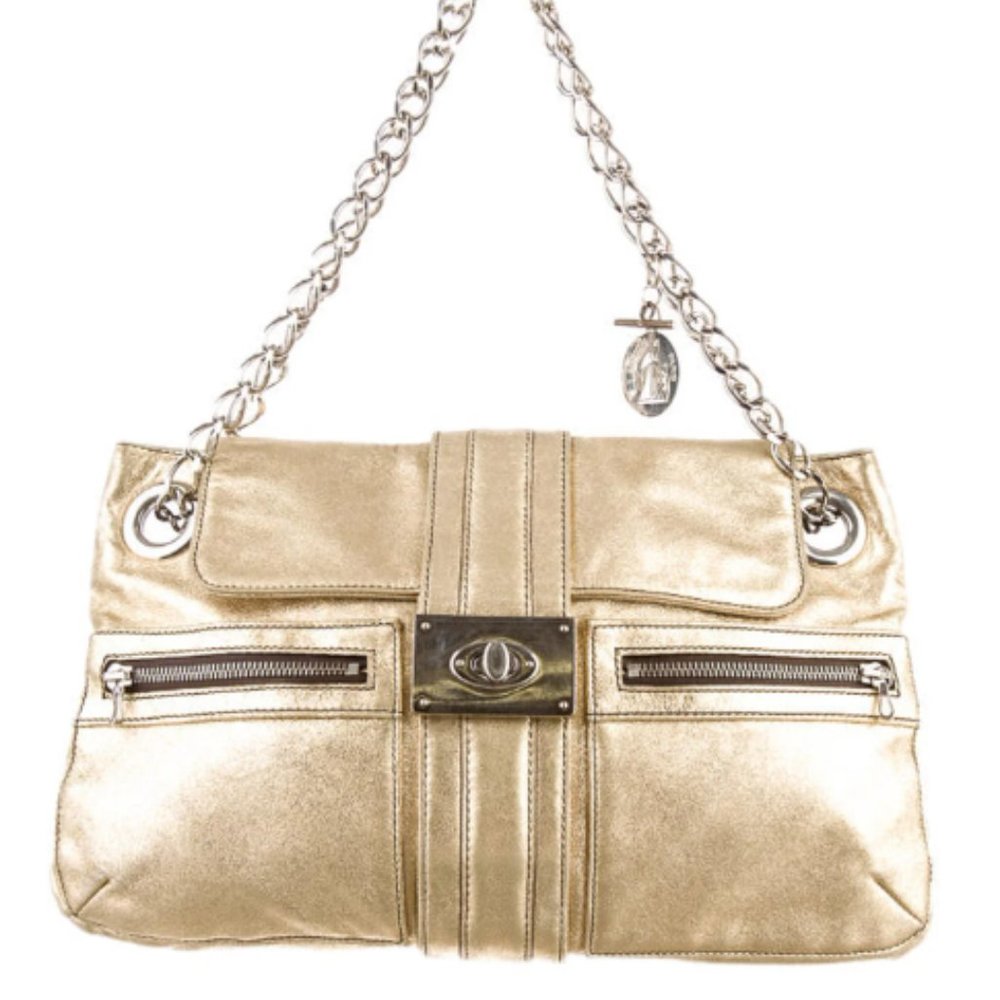Lanvin Metallic gold leather 'Hero' bag